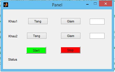 Giao diện điều
khiển